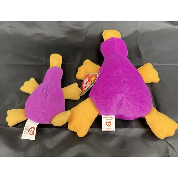 Ty Beanie Babies Bundle (2pcs) Patti And Patti McDonald’s Toy Teenie Beanie - Picture 4 of 12